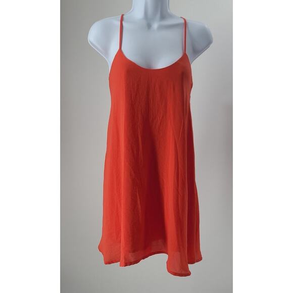 Tigerlily women's Sundress orange Boho Beachy resort wear Size 2 cruise vacation - Picture 1 of 8